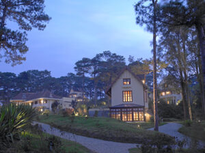 Six Senses Resort Dalat - Vue sur les 4 villas du resort