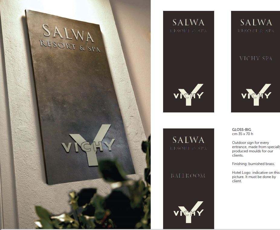 Retaj Salwa Resort & Spa - Signalétique - Signalétique extérieur type